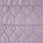 Quilter's Rule ⅛" 1"- 4" Hanging Heart Chain - quilting ruler and template - detail view