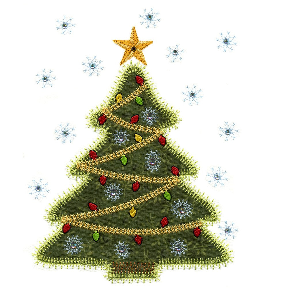 Holiday Medley Tree Single 1 - Digital Download - craft pattern by V-Stitch Designs