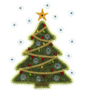 V-Stitch Designs Holiday Medley Tree Single 1 - Digital Download