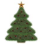 Holiday Medley Tree Single 2 - Digital Download - craft pattern by V-Stitch Designs