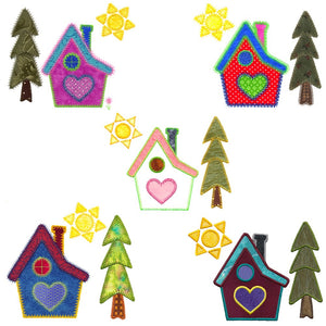 Home set -Digital Download - craft pattern by V-Stitch Designs - detail view