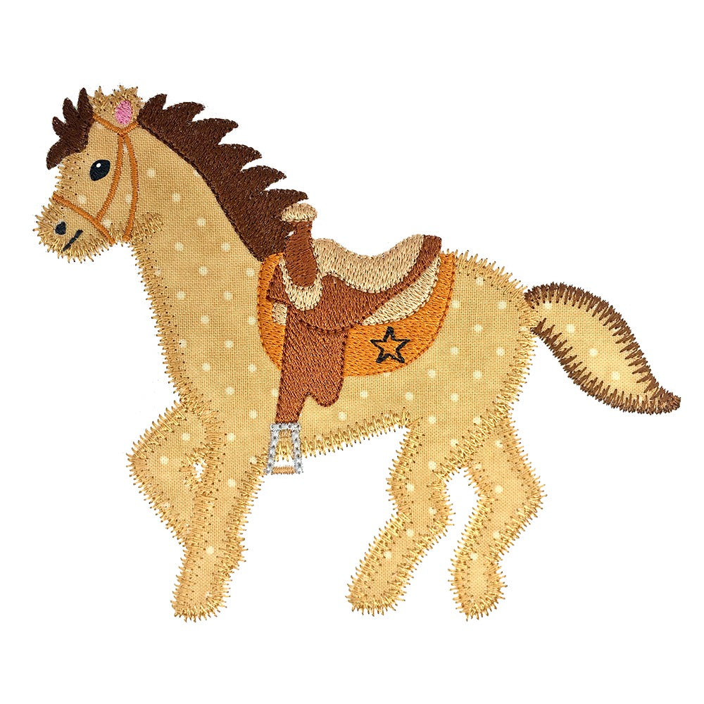 Horse with Saddle - Digital Download - craft pattern by V-Stitch Designs