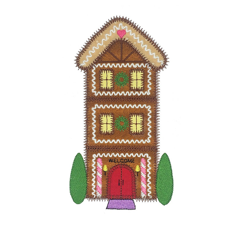 V-Stitch Designs Small Gingerbread Houses set -Digital Download