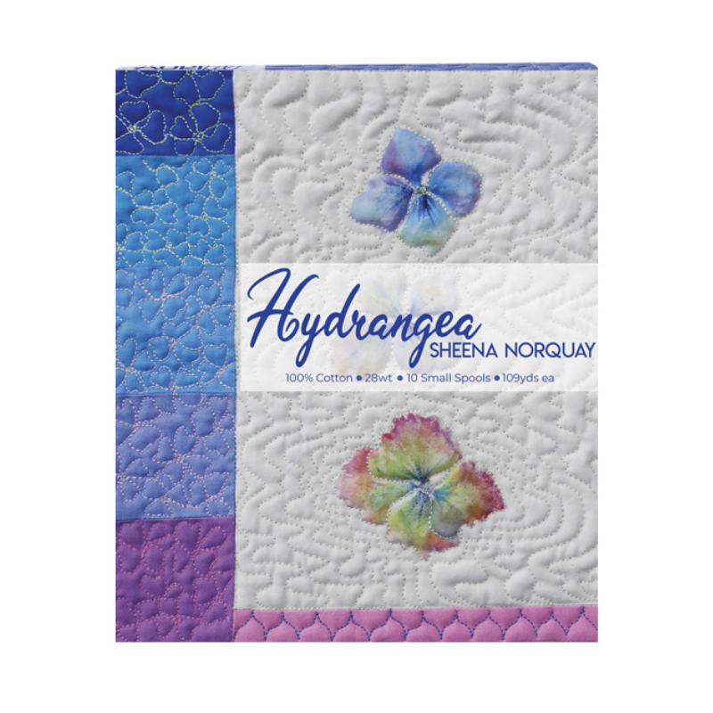 Aurifil Sheena Norquay Hydrangea 28wt 10 Spools