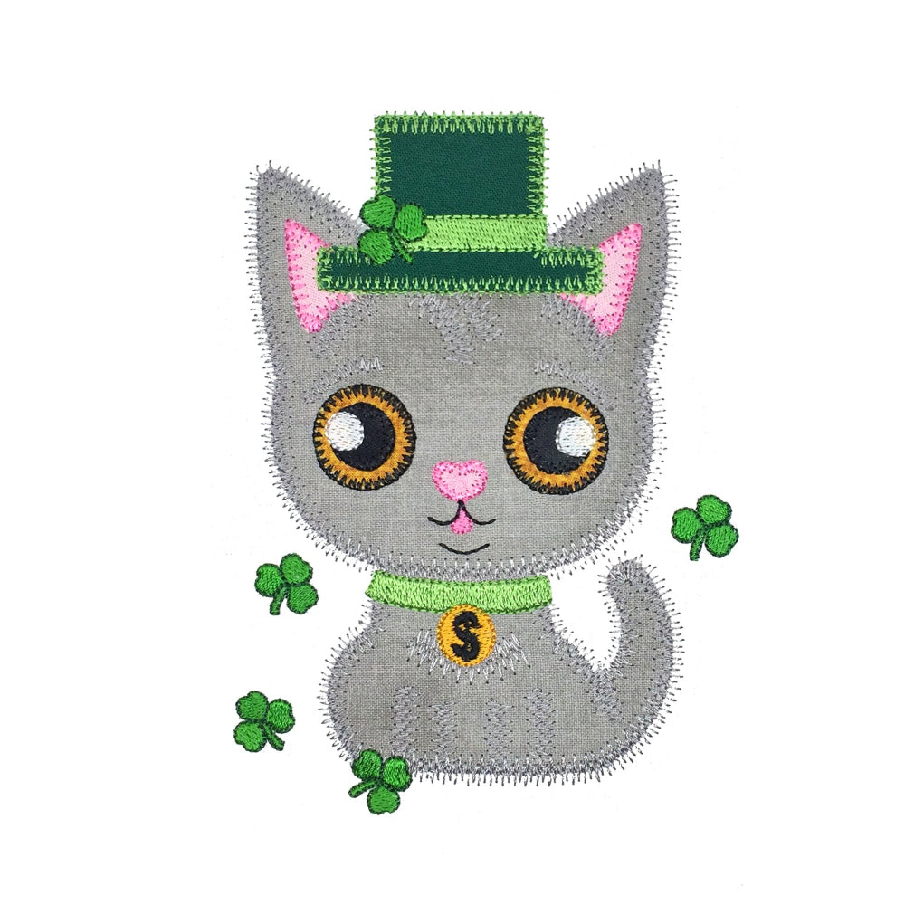 Irish Kitten - Digital Download - craft pattern by V-Stitch Designs