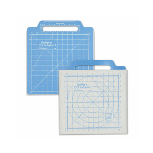June Tailor Cut 'n Press I 11x11 showing cutting mat and pressing board surfaces