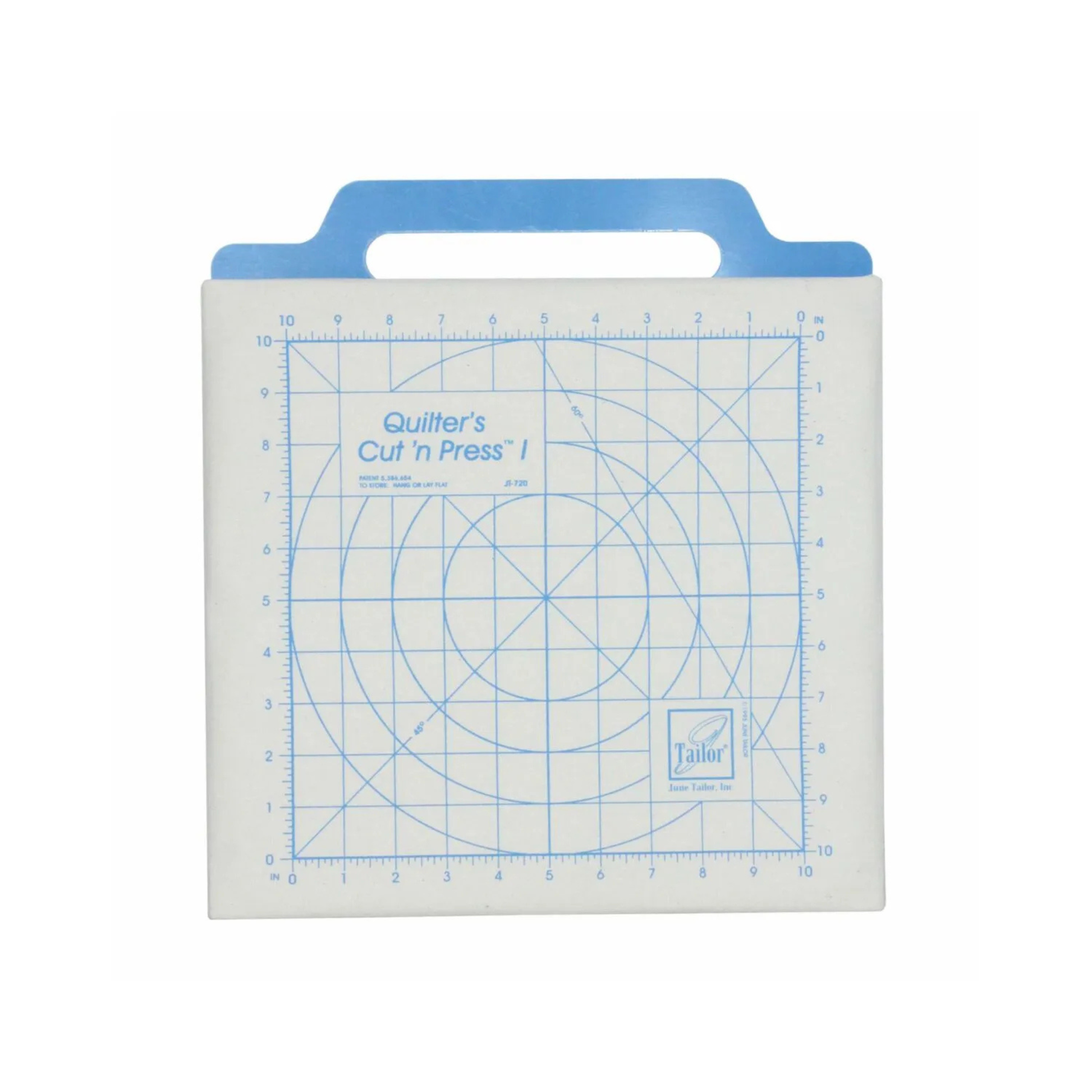 June Tailor Cut 'n Press I 11x11 grid detail showing cutting mat surface markings