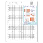 June Tailor Shape Cut 12x18 quilting ruler with slotted increments for rotary cutting