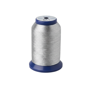 Kingstar Metallic Thread 70wt 1000m Aluminium Silver MA1