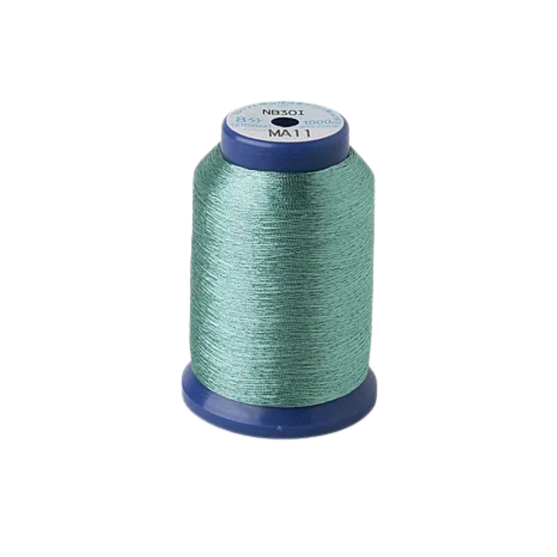 Kingstar Metallic Thread 70wt 1000m Mint Green MA11