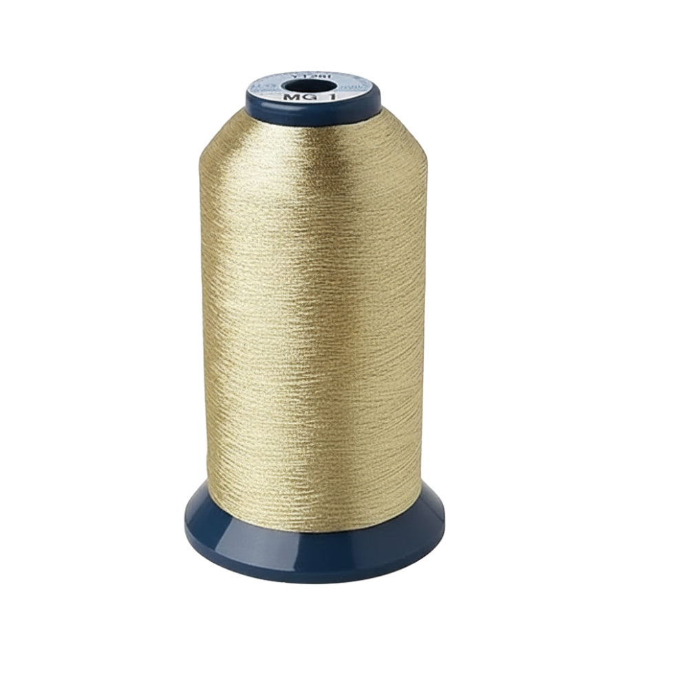 Kingstar Thread 311 Kingstar Metallic Thread 40wt 3000m Light Gold MG1 | Quilt Direct