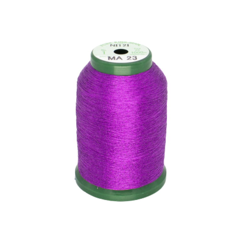 Kingstar Metallic Thread 40wt 1000m Purple MA23
