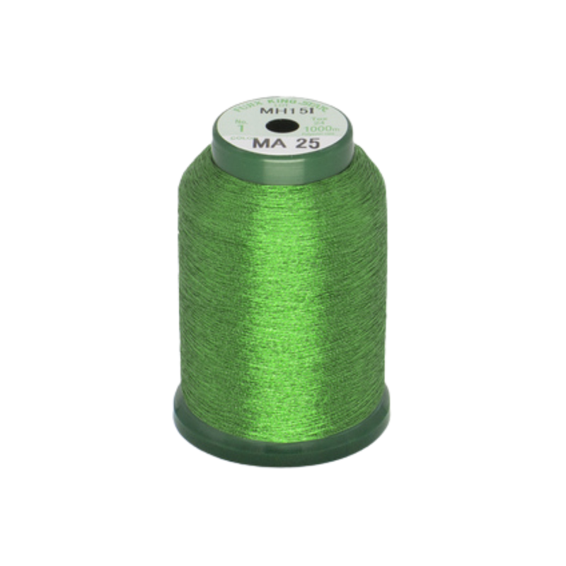 Kingstar Metallic Thread 40wt 1000m Dark Green MA25