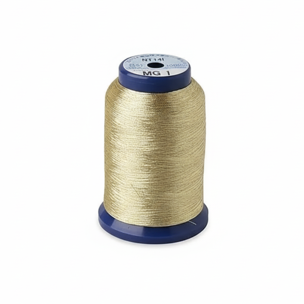Kingstar Thread 311 Kingstar Metallic Thread 40wt 1000m Light Gold MG1
