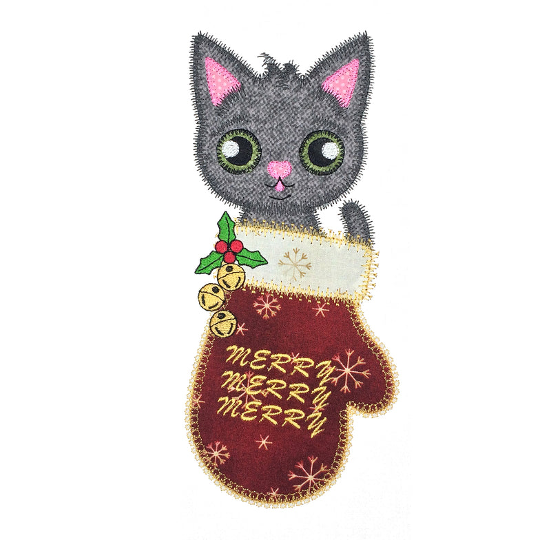 V-Stitch Designs Kitten in a Mitten - Digital Download