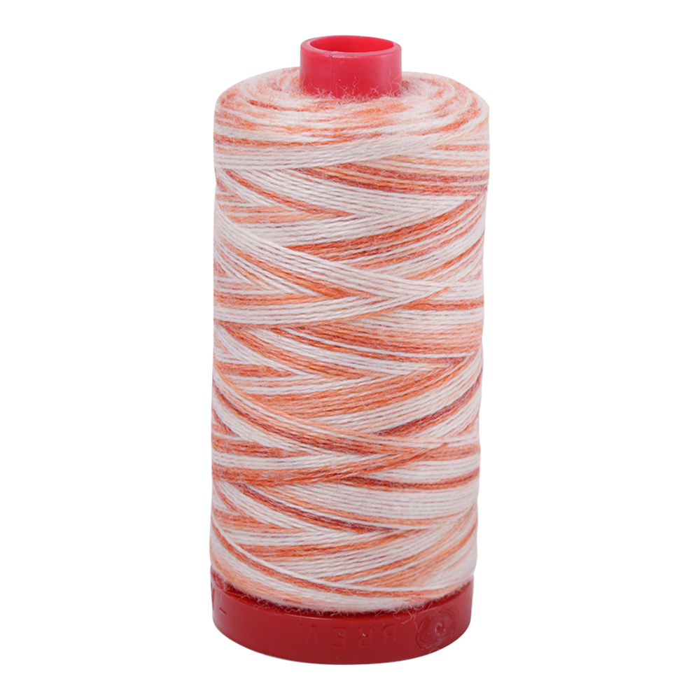 Aurifil embroidery thread spool in Mango Mist (8002) - 12/2 325m