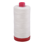 Aurifil embroidery thread spool in Off White (8021) - 12/2 325m