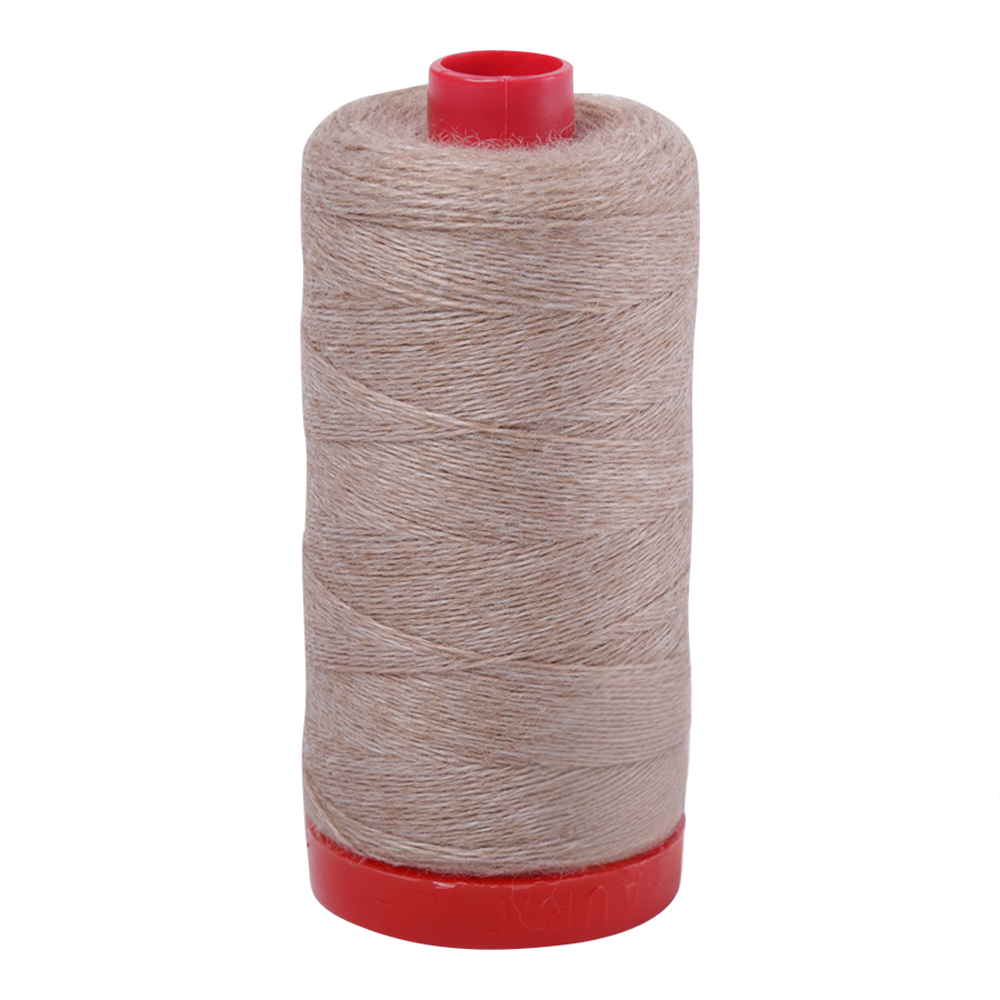 Aurifil embroidery thread spool in Linen Heathe (8079) - 12/2 325m