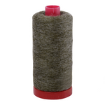 Aurifil embroidery thread spool in Sage Melange (8085) - 12/2 325m