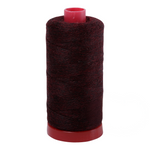 Aurifil embroidery thread spool in Eggplant Melange (8091) - 12/2 325m