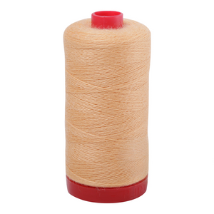 Aurifil embroidery thread spool in Soft Apricot (8205) - 12/2 325m