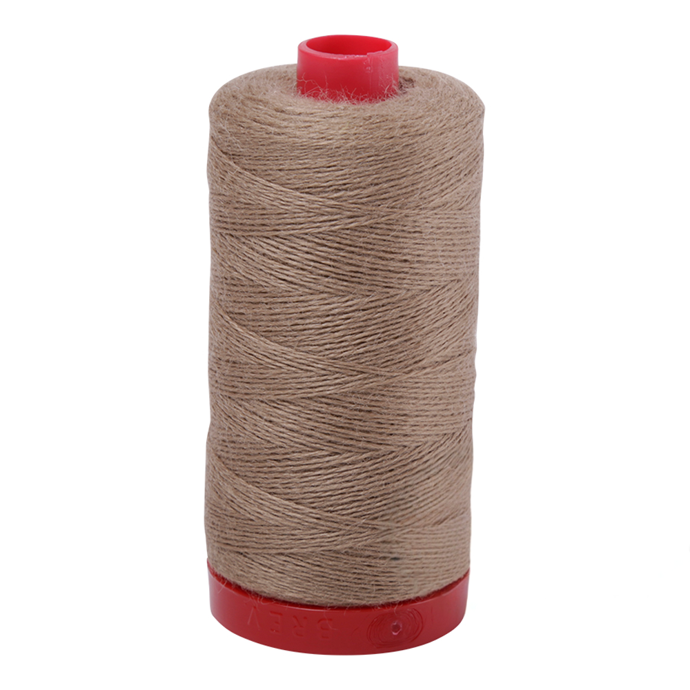 Aurifil embroidery thread spool in Light Bark (8315) - 12/2 325m