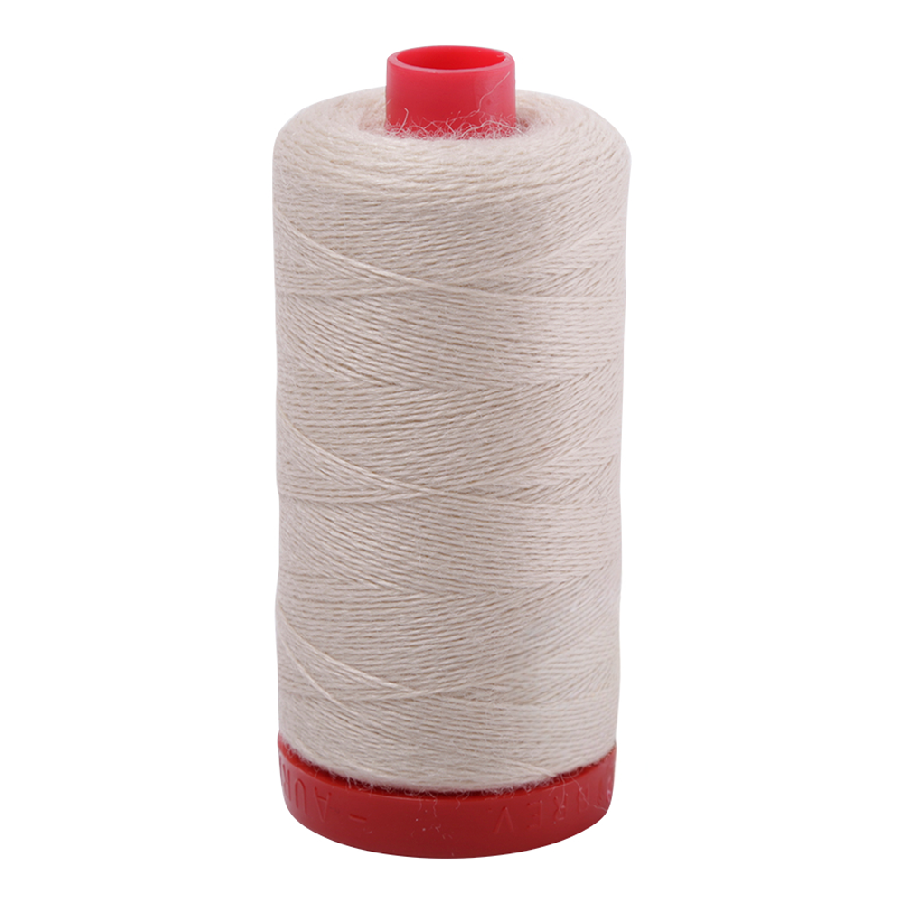 Aurifil embroidery thread spool in Light Linen (8339) - 12/2 325m
