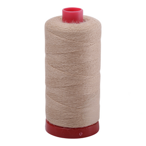 Aurifil embroidery thread spool in Dark Sand (8341) - 12/2 325m