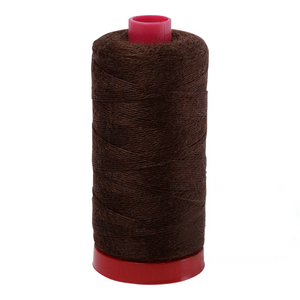 Aurifil embroidery thread spool in Root Beer (8348) - 12/2 325m