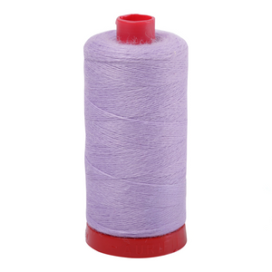 Aurifil embroidery thread spool in Pale Violet (8510) - 12/2 325m