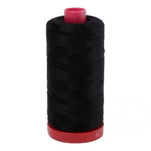 Aurifil Lana Wool 12/2 325m Black  8692