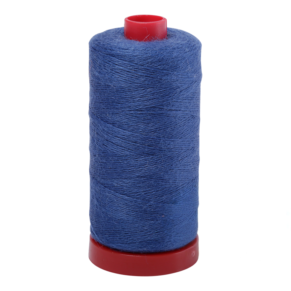 Aurifil embroidery thread spool in Dark Turquoise (8730) - 12/2 325m