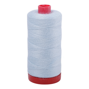 Aurifil embroidery thread spool in Robins Egg Blue (8745) - 12/2 325m