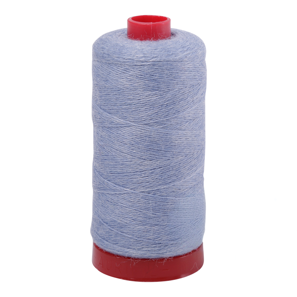 Aurifil embroidery thread spool in Light Blue Grey Melange (8757) - 12/2 325m