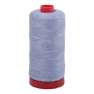 Aurifil embroidery thread spool in Light Blue Grey Melange (8757) - 12/2 325m