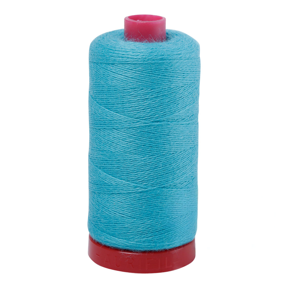 Aurifil embroidery thread spool in Ocean (8803) - 12/2 325m