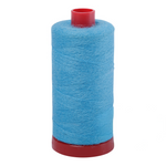 Aurifil embroidery thread spool in Turquoise (8810) - 12/2 325m