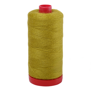 Aurifil embroidery thread spool in Electric Lime (8965) - 12/2 325m