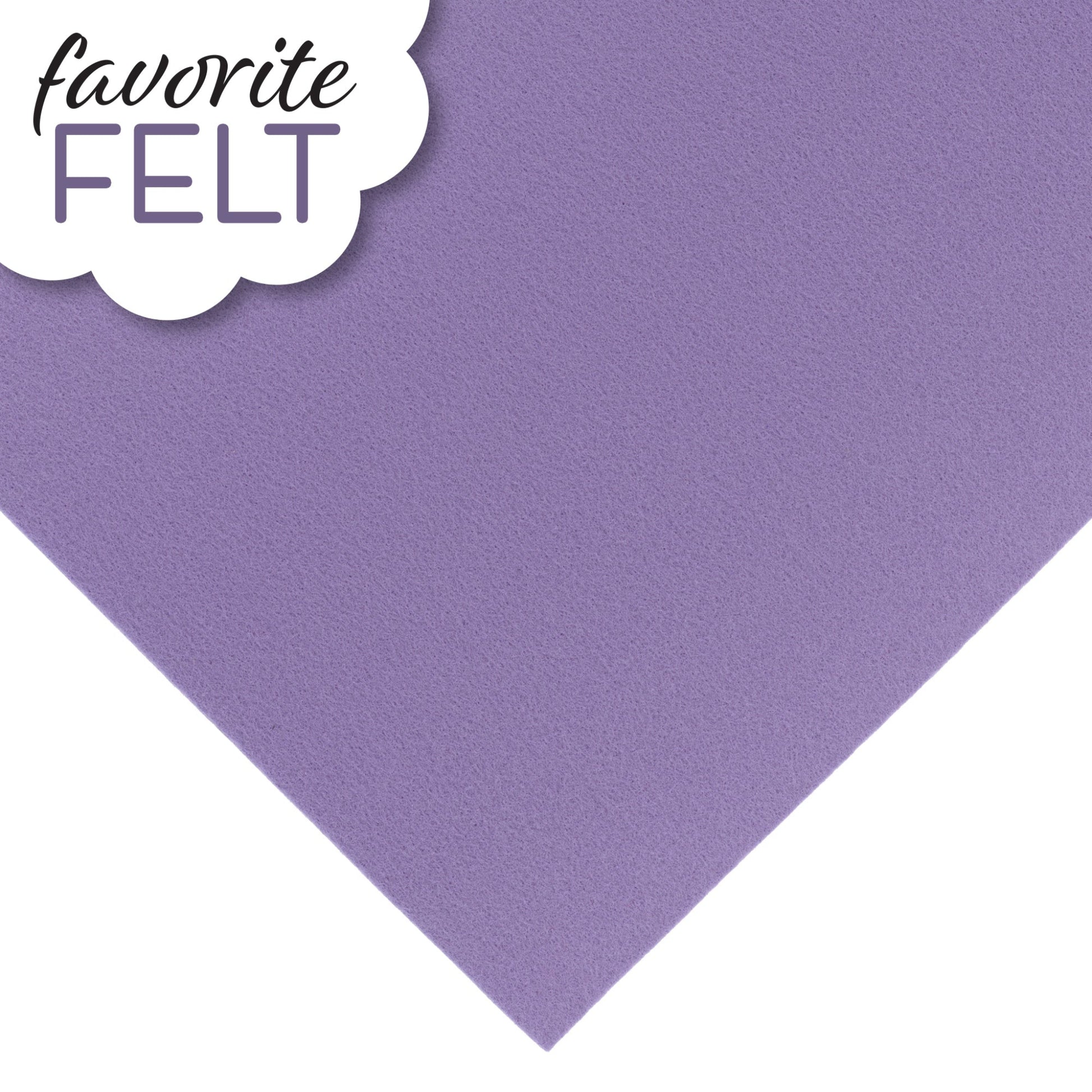 OESD Favourite Felt 8 x 12 inch polyester felt sheet in Light Purple for machine embroidery