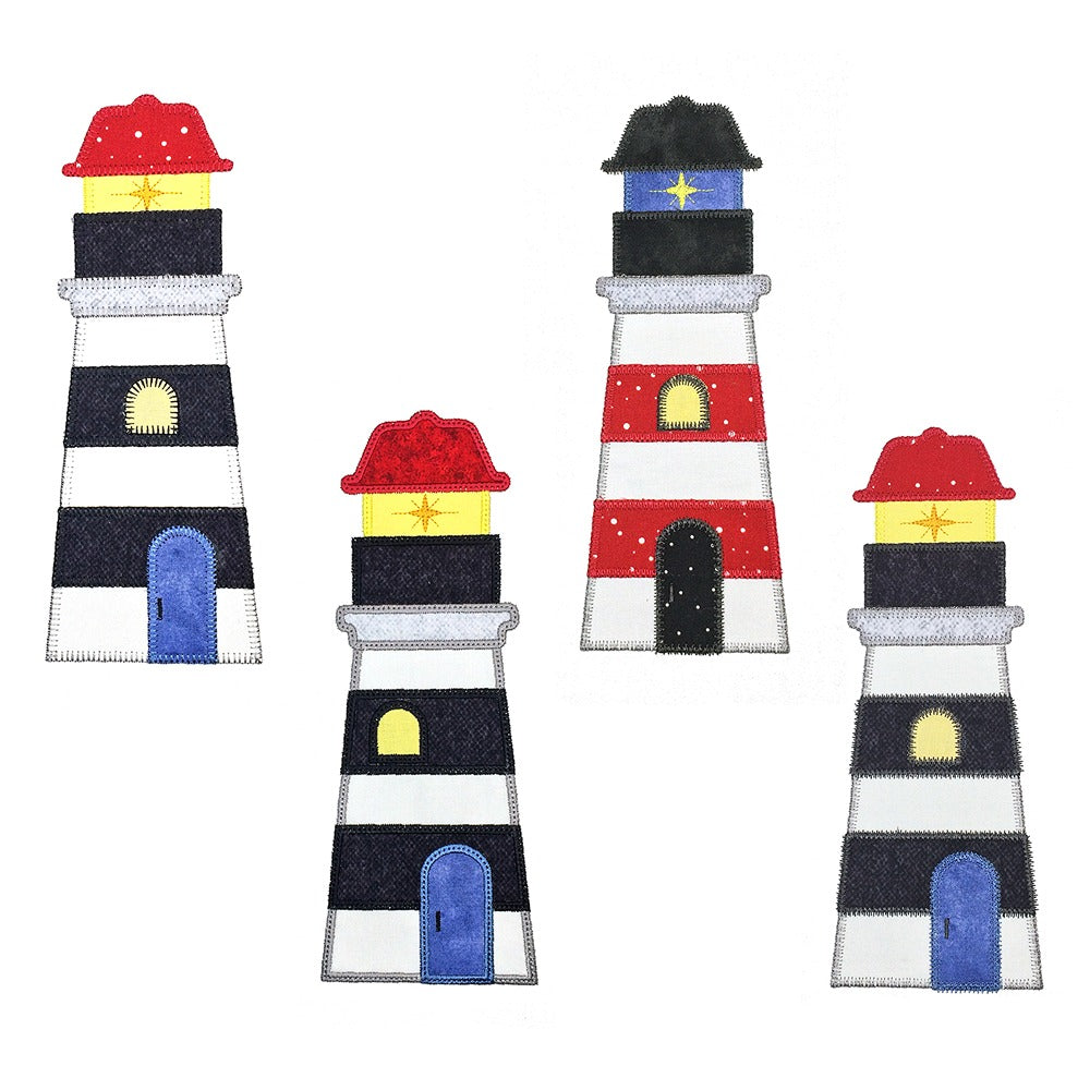 Lighthouse set -Digital Download - craft pattern by V-Stitch Designs - alternate angle