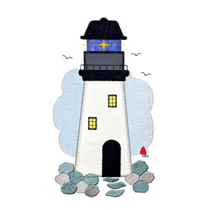 Lighthouse Scene 2 - Digital Download - craft pattern by V-Stitch Designs