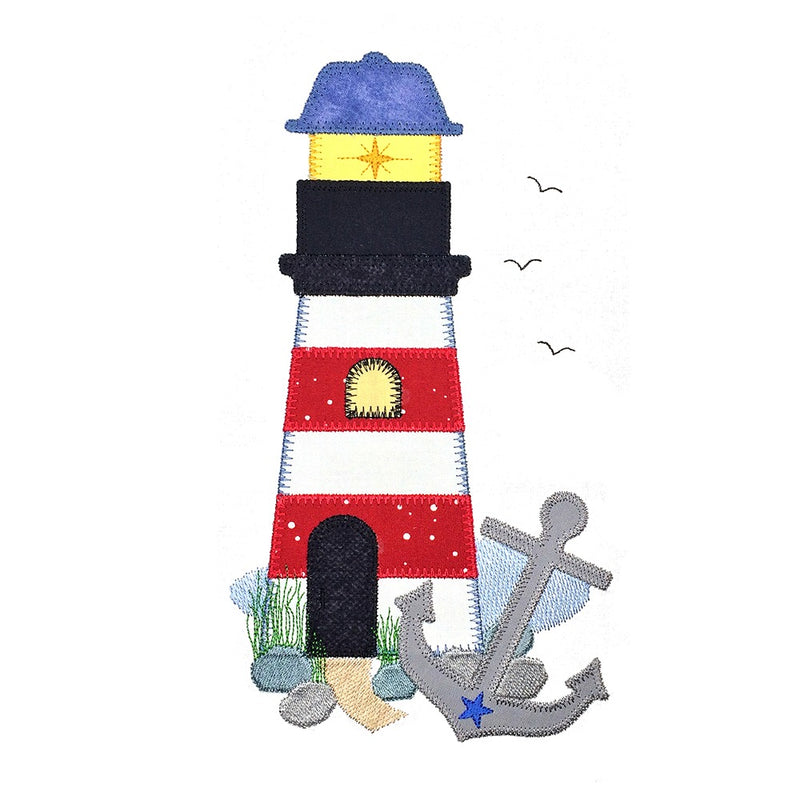 V-Stitch Designs Lighthouse Scene 3 - Digital Download