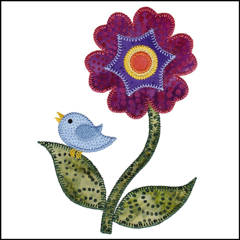V-Stitch Designs Little Round Flower set -Digital Download