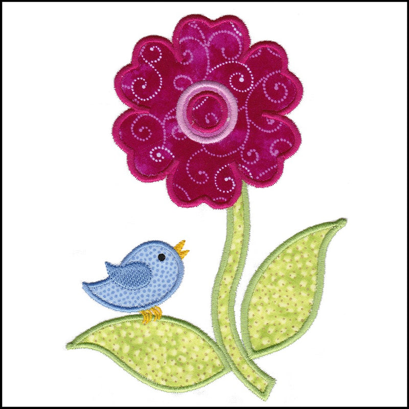 V-Stitch Designs Little Round Flower set -Digital Download