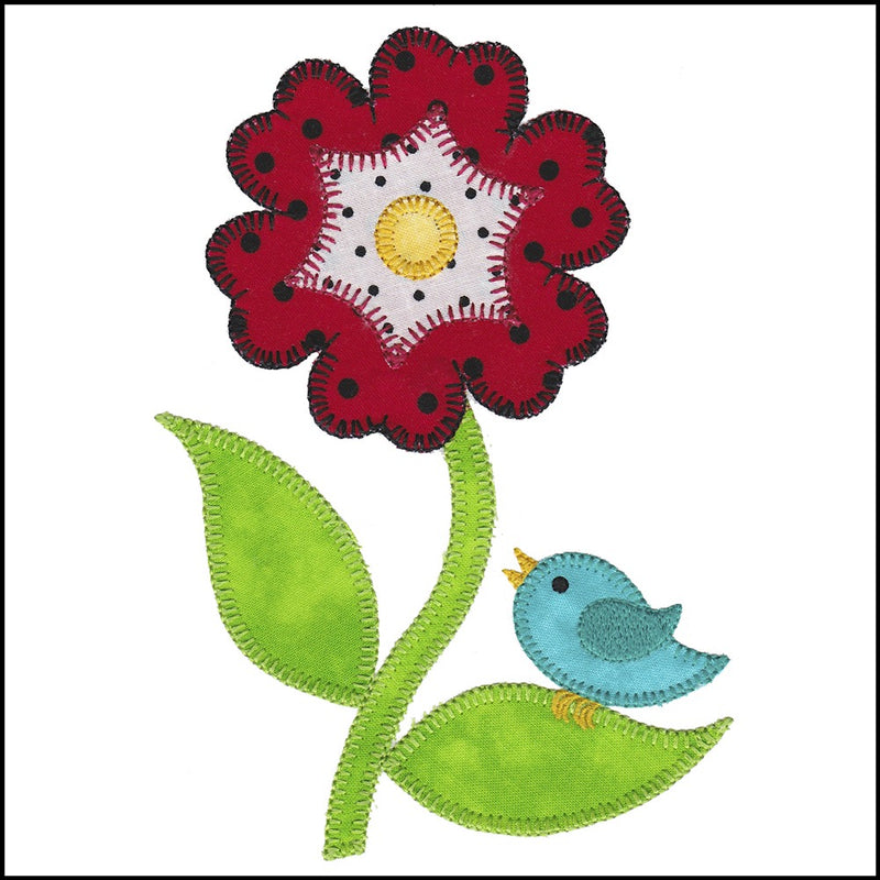 V-Stitch Designs Little Round Flower set -Digital Download