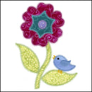 V-Stitch Designs Little Round Flower set -Digital Download