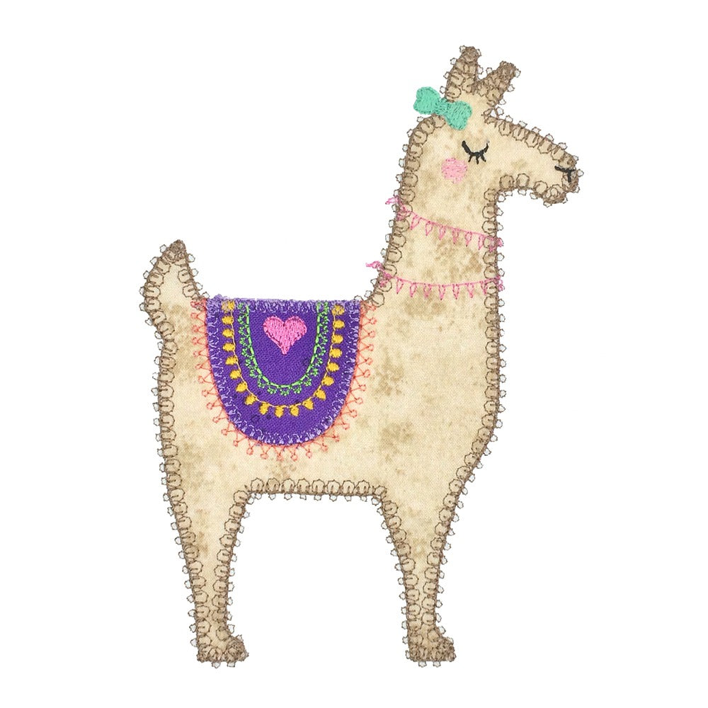 llamas set -Digital Download - craft pattern by V-Stitch Designs - alternate angle