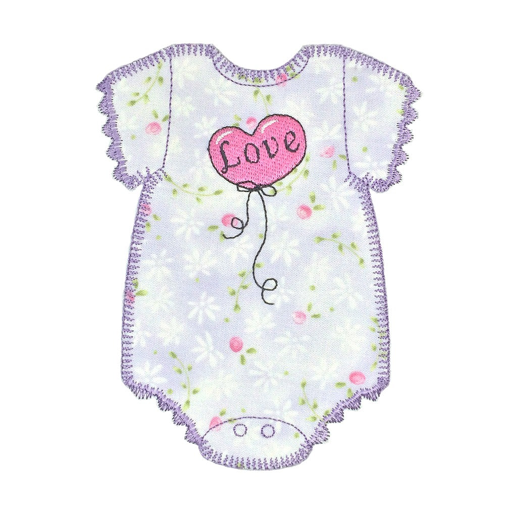 Love Onesie - Digital Download - craft pattern by V-Stitch Designs