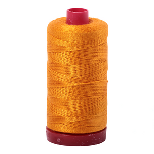 Aurifil Thread 12wt 325m Yellow Orange 2145