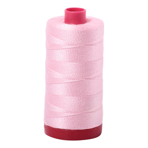 Aurifil Thread 12wt 325m Baby Pink 2423